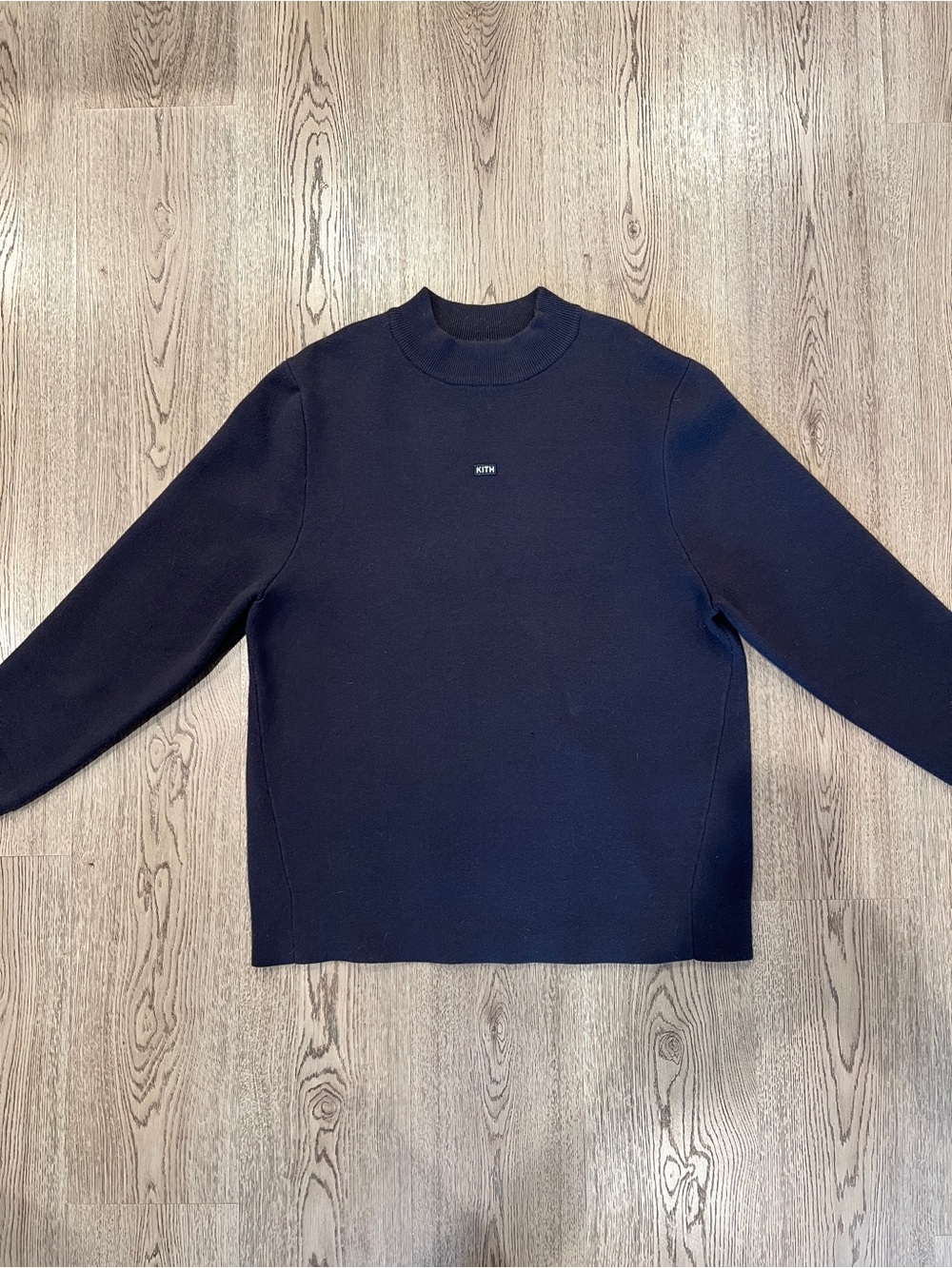 KITH Men's Navy Crewneck Sweatshirt